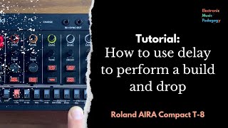 AIRA Compact T8 Tutorial: Using Delay to perform a build and drop
