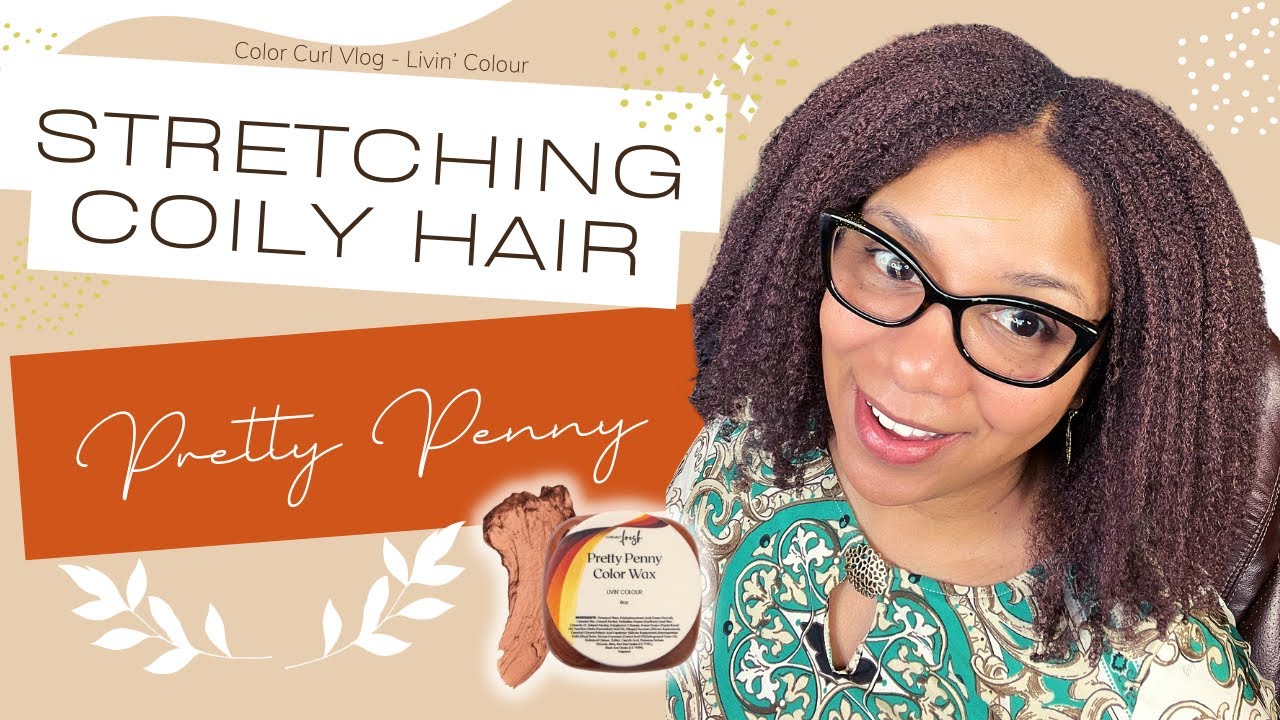 Stretching natural hair with blow dryer curly kinky coily hair YouTube