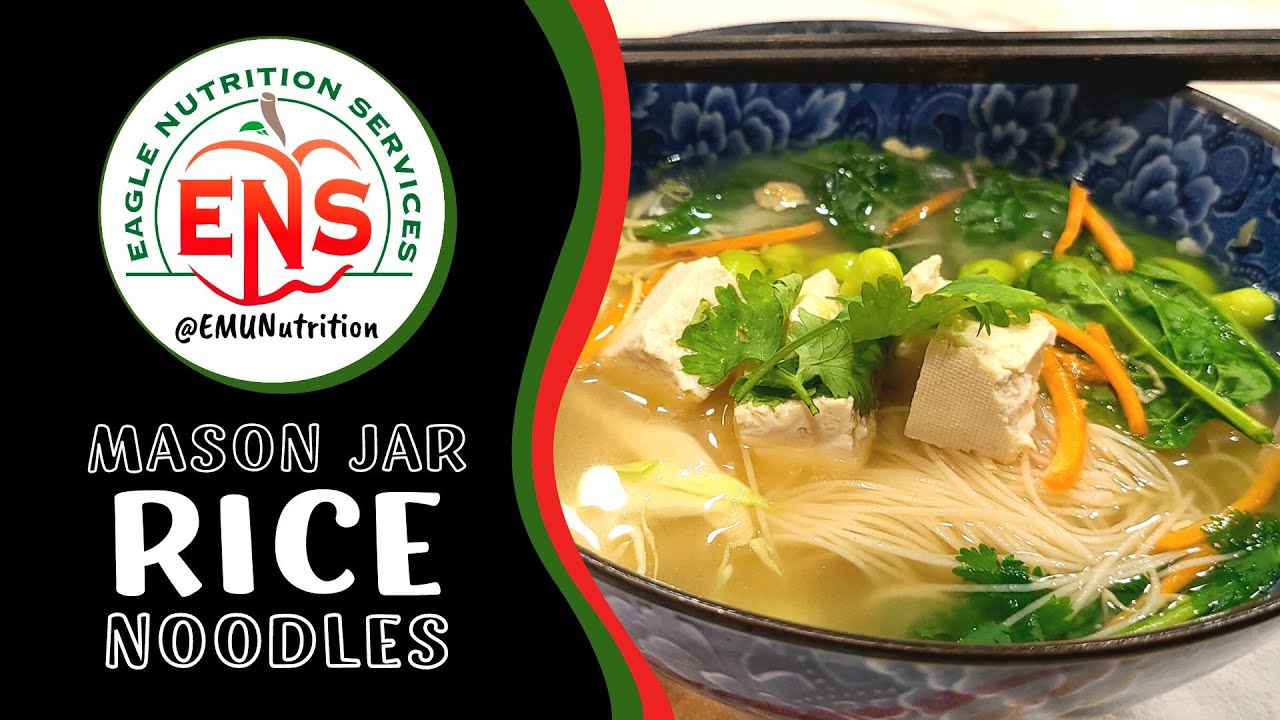 ENS Mason Jar Rice Noodles Meal Prep Inspo! YouTube