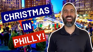 Winter in Philly! Christmas Village in Philadelphia, Pennsylvania!