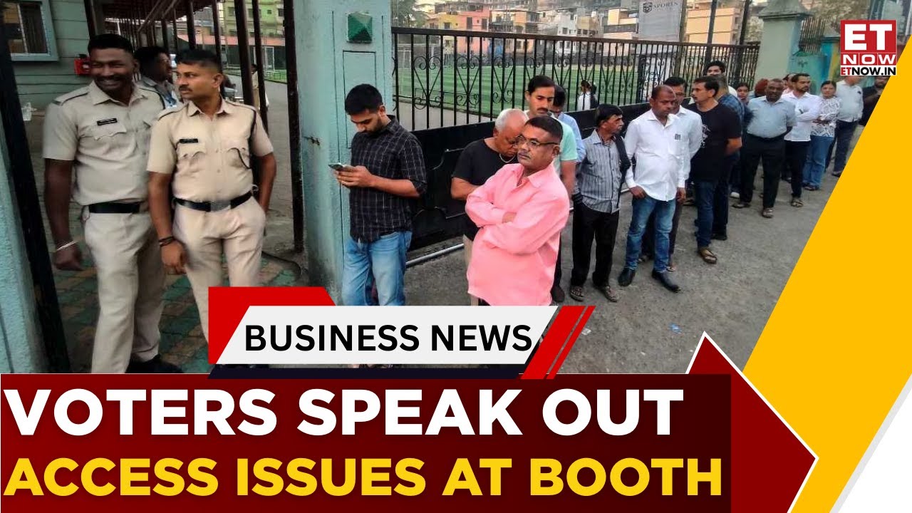 Public Infrastructure In Focus As Voters Turn Up At Peddar Road Booth | Breaking News | ET Now
