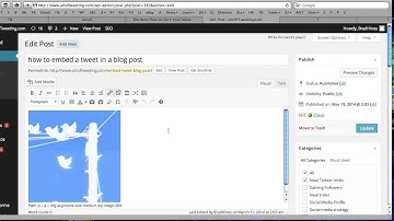 How to embed a tweet into a blog post