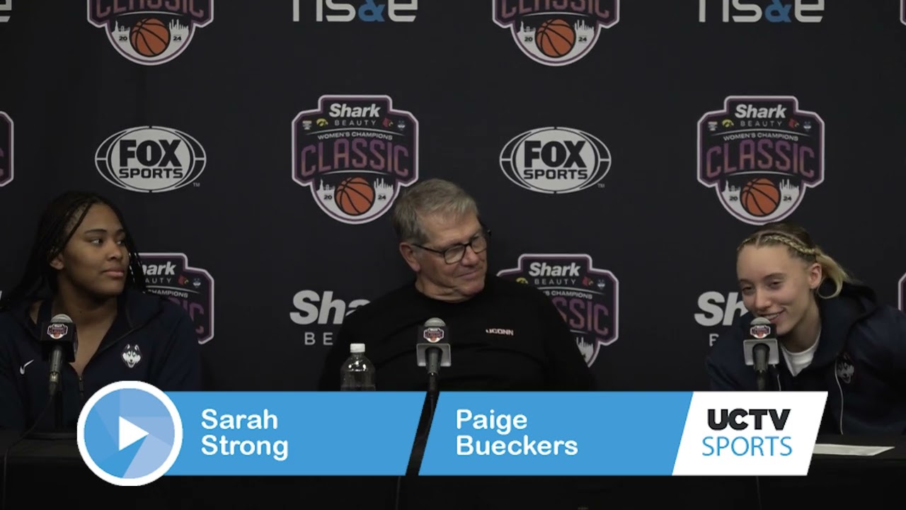 Paige Bueckers & Sarah Strong Postgame Press Conference 12/7: Louisville