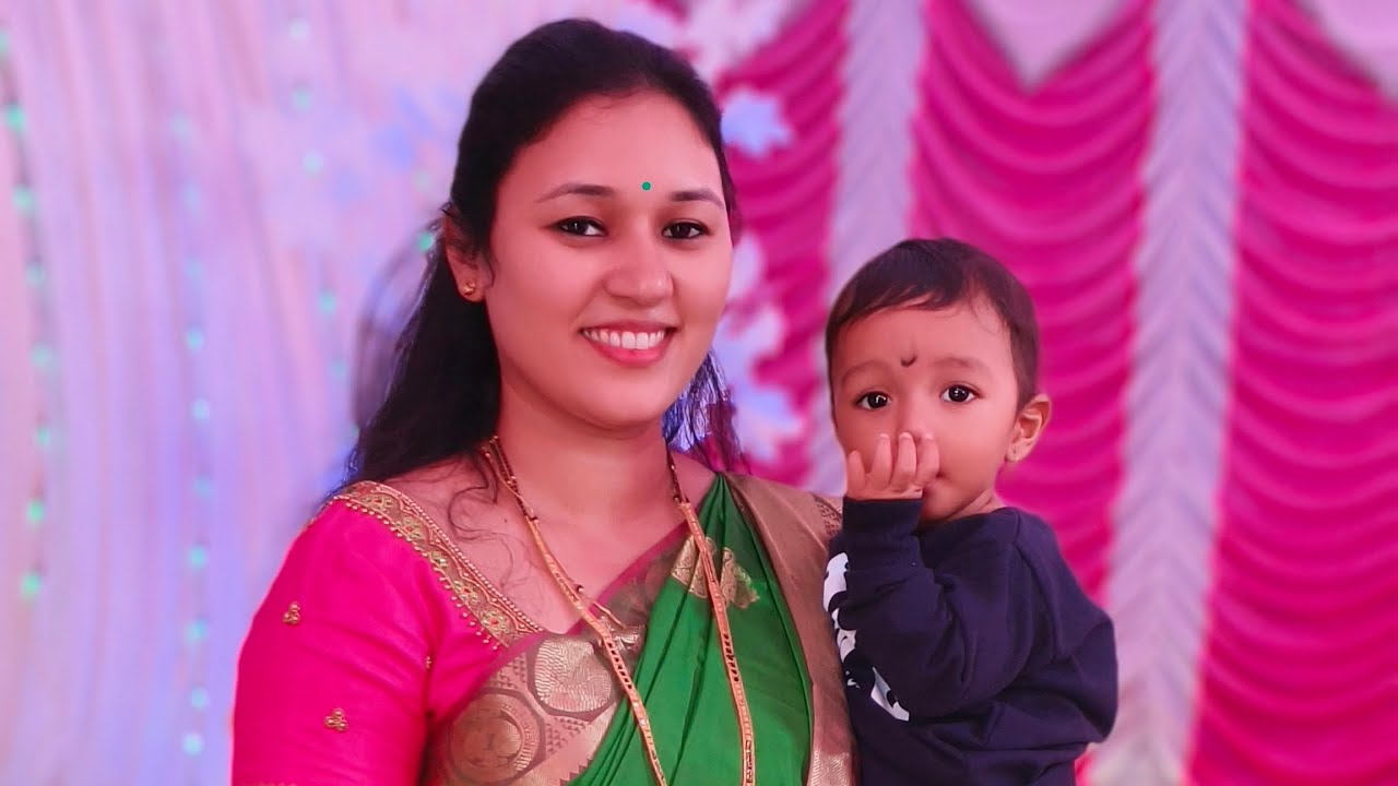 ನನ್ನ ಮಗ ಹೊಸ್ತಿಲು ದಾಟಿದ ಕ್ಷಣಗಳು😍 hostilu pooje|| Baby's first attempt of crossing the main door||