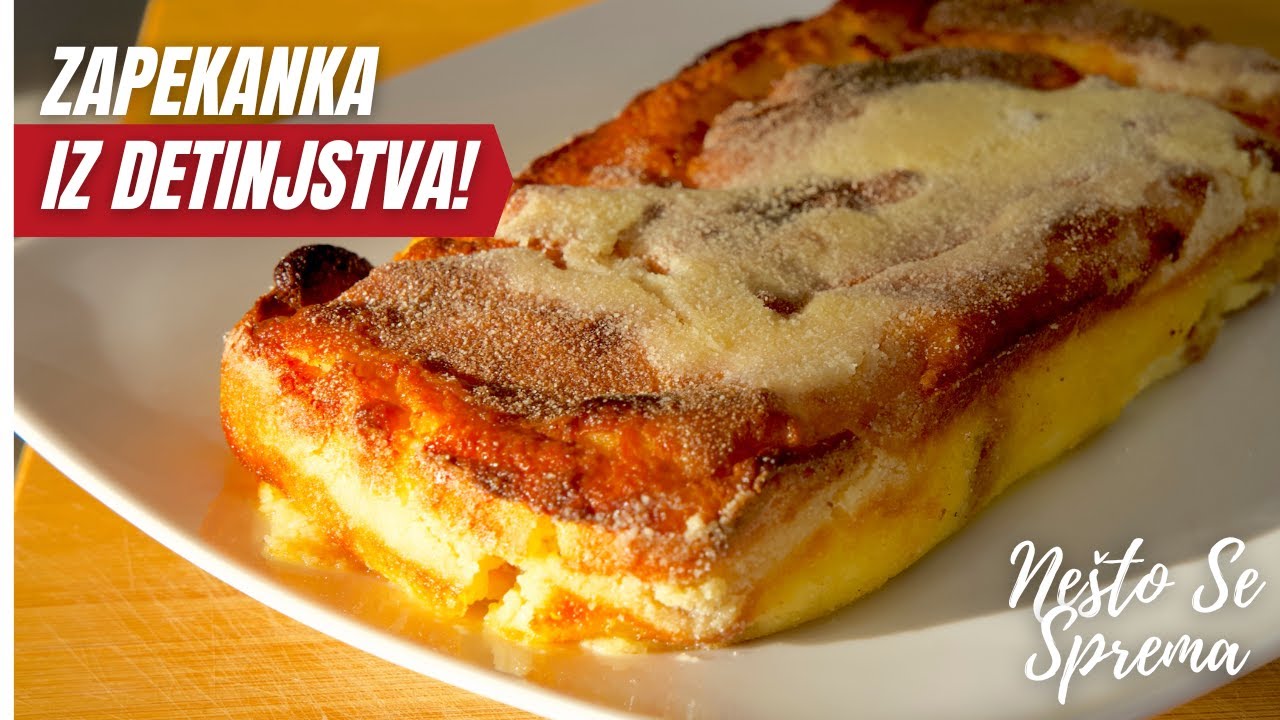 Slatka zapekanka od KREM SIRA!Sweet cottage cheese pie/Творожная