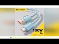 Essager 7A 100W USB Type C Cable For Huawei Honor 88W PD Fast Charging Charger USB A Data Cord Cable