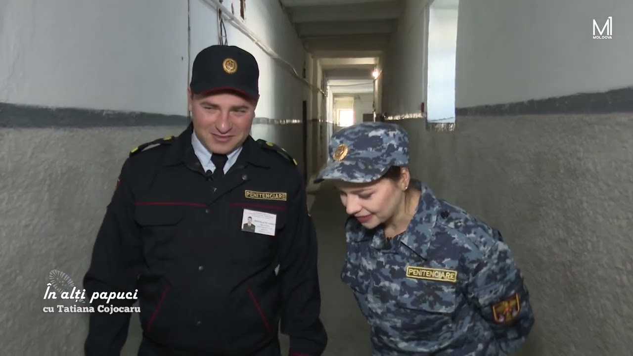 În penitenciar, într-o scurtă vizită pentru a realiza episodul emisiunii ”În alți papuci”
