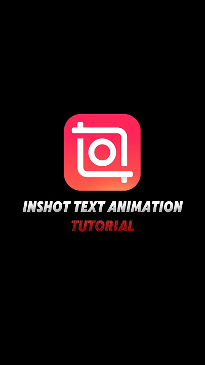 Text Animation Inshot Video Editor Tutorial #short
