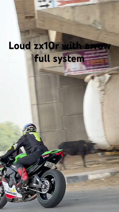 Loud zx10r with arrow exhaust / best exhaust for zx10r #kawasaki #zx10r #ninja #loud