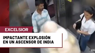 Explotan Globos Al Interior De Elevador Y Deja Dos Heridos
