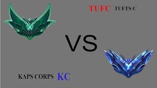 KAPS CORPS vs TUFTS C - The Battle for the Best! Game 1