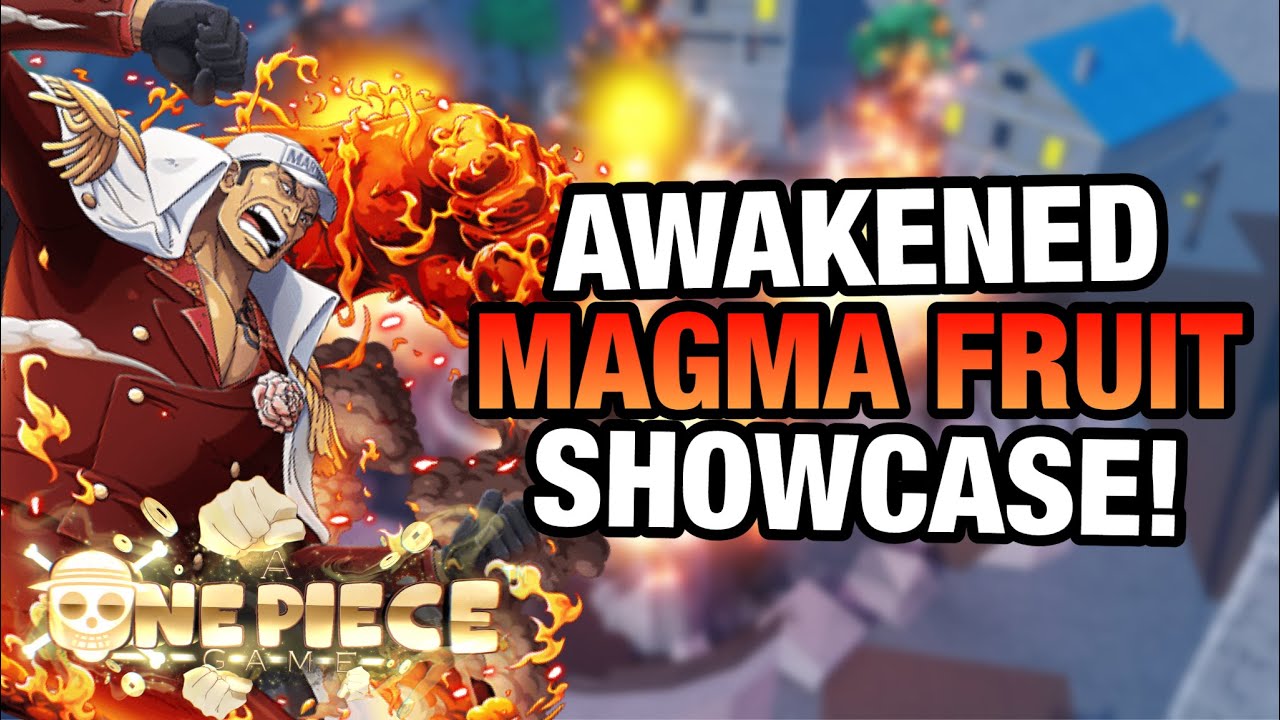 CODE!] Magma Fruit Showcase in A One Piece Game ( Code in