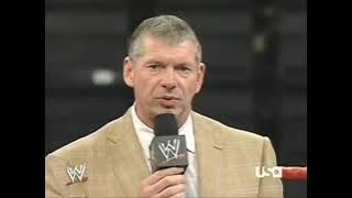 Vince McMahon announces Chris Benoit's Death (06/25/2007)