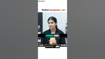 Introduce yourself like this✅💯🌟-Srishti Dabas #upsc#shorts#motivation#upscinterview#viralvideo