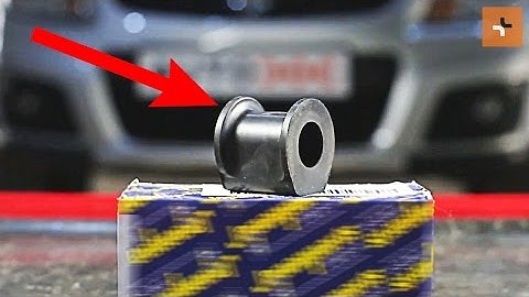 How to change Front stabilizer bushes on SUZUKI SX4 1 TUTORIAL | AUTODOC