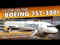 I flew on a rare boeing 757300