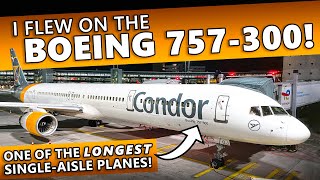 I Flew on a RARE Boeing 757-300!