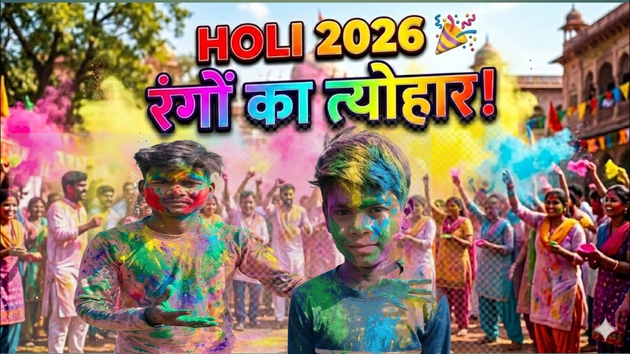  Holi 2026 Special 🤣 | Gaon Mein Rang Ka Dhamaka! Jitu-Vinay-Abhi Ki Zabardast Bundeli Comedy 🎥 |