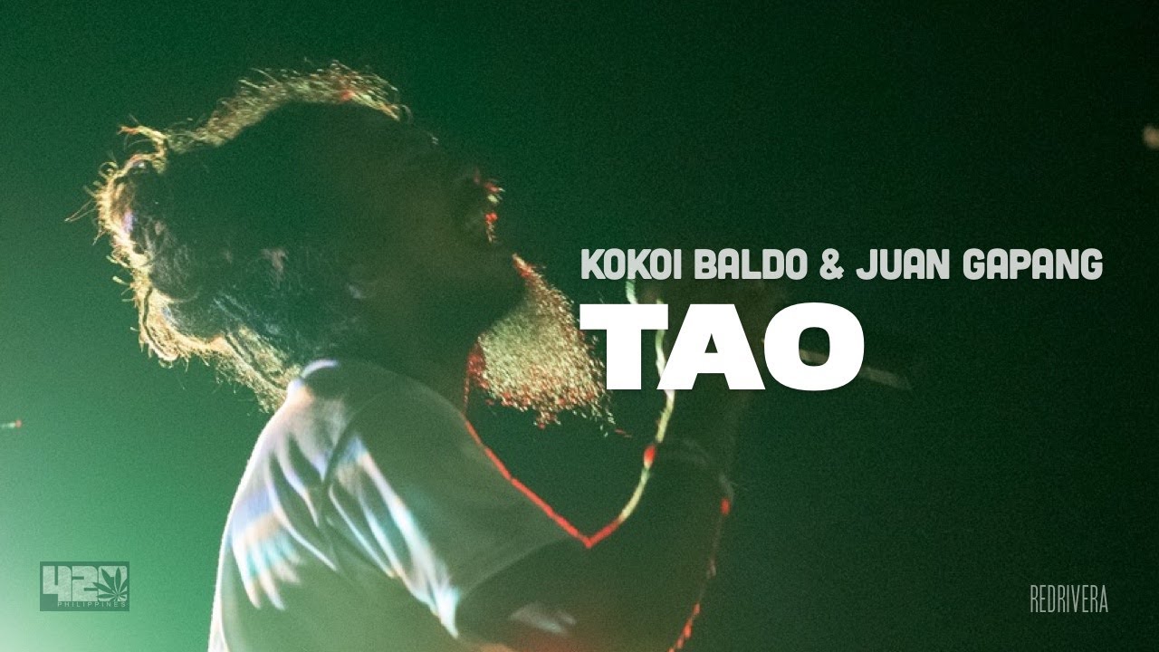 Kokoi Baldo & Juan Gapang - Tao (Live w/ Lyrics) - 420 Philippines Peace Music 6