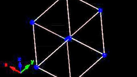Crystallography: Orthorhombic-I lattice. One of the 14 Bravais lattices