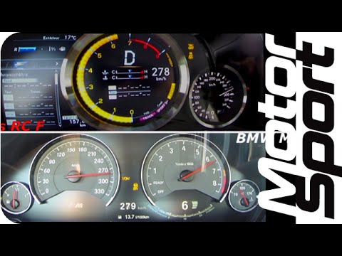 0-280 km/h : Lexus RC F VS BMW M4