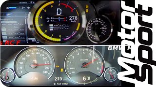 0-280 km\/h : Lexus RC F VS BMW M4