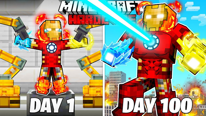 Saya Bertahan Hidup 100 Hari sebagai ELEMENTAL IRON MAN di Minecraft HARDCORE