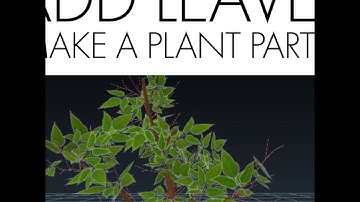 Daily Blender Tip 69 - Add Leaves To Our Plant (Make a Plant Part 3)