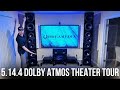 Bass boosted 5144 dolby atmos theater w dual 21 sub