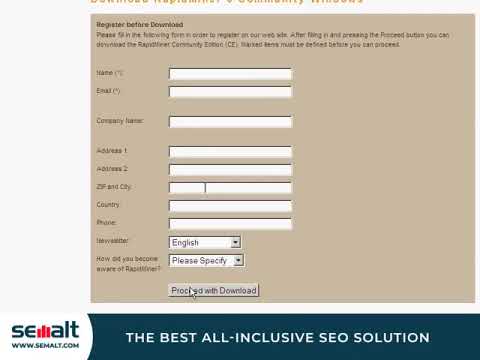 RapidMiner 5 Tutorial - Video 1 - Download and Install - Semalt