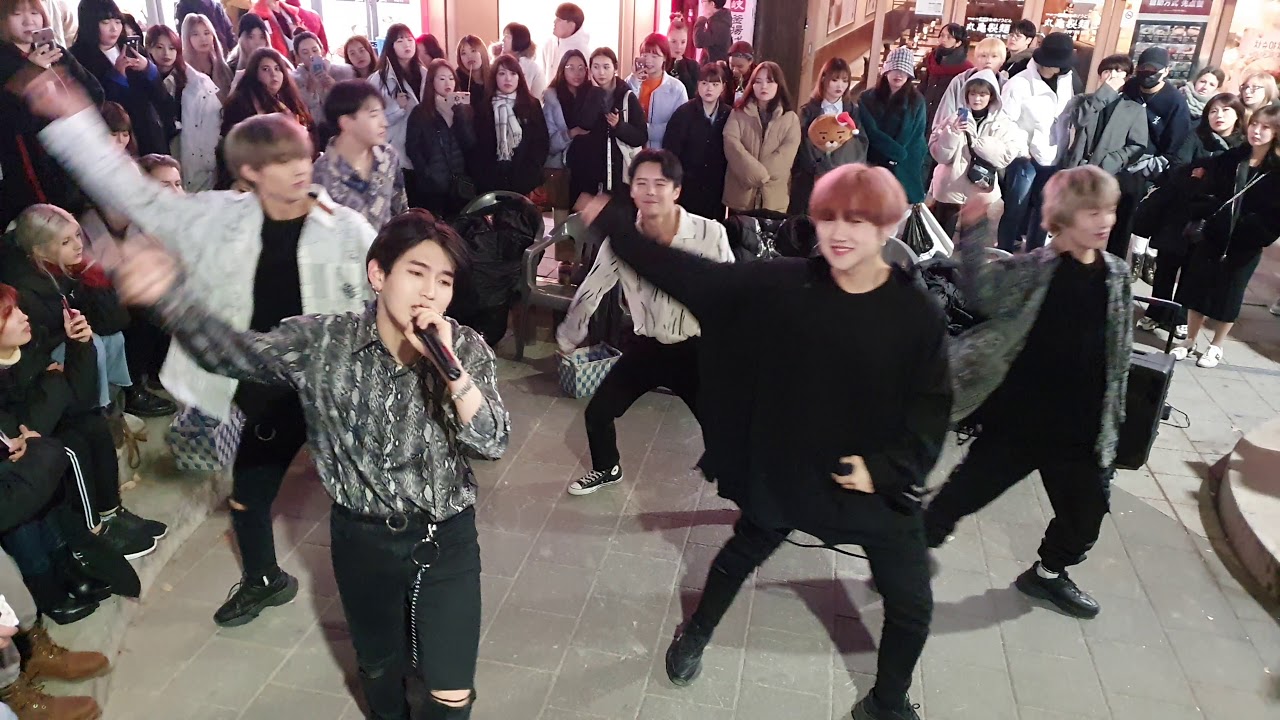 비커즈(Because-킹덤즈(Kingdoms))/ Sunset Glow(붉은노을) - BIG BANG(빅뱅)/2부-4/ 20191128 홍대버스킹