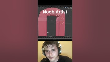 Noob vs Pro artist: connecting two edges #blendertutorial #blender #blendercommunity #blender3d #b3d