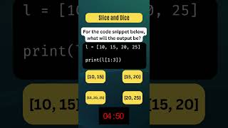 Can You Solve This Python Question #6 Slice and Dice - Python Quiz