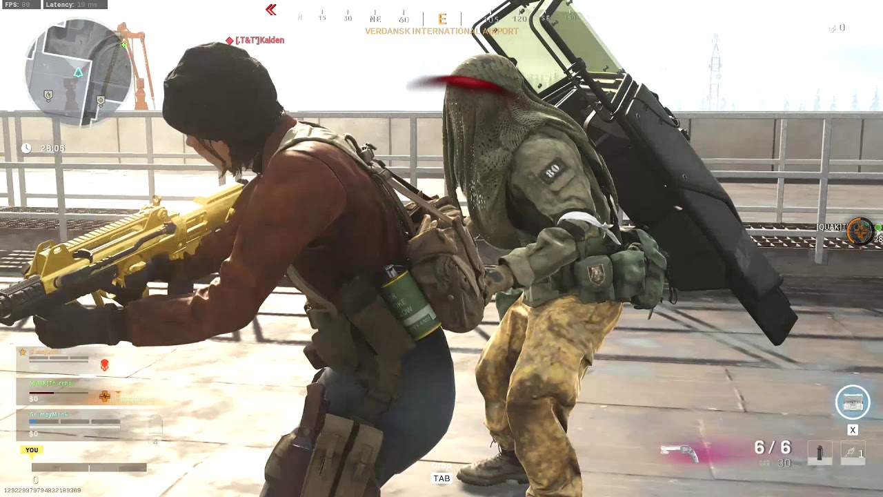 The greatest warzone finishing move (Krueger's base)