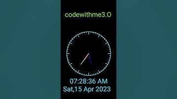 Analog clock using python with turtle🐢 | Analog clock in python | YouTube | python | #shorts