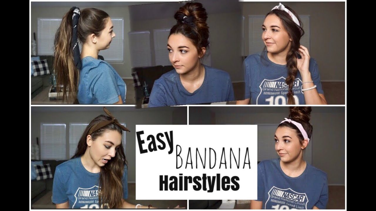2. 10 Easy Bandana Hairstyles for Short Hair - wide 6