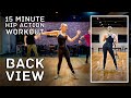 Back View 15 Minute Hip Action Dance Workout