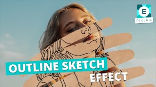 Create An Outline Sketch Effect in Pixlr E screenshot 4