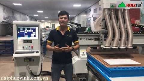 |GIỚI THIỆU| MÁY CNC  ROUTER 4 ĐẦU HOLZTEK gia công ván tự động công nghệ 4.0