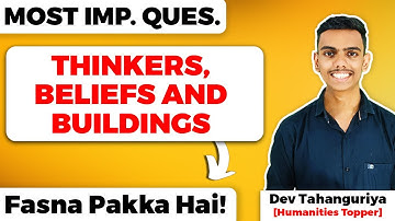 Thinkers Beliefs and Buildings | Class 12 History Most Important Questions | Fasna Pakka Hai