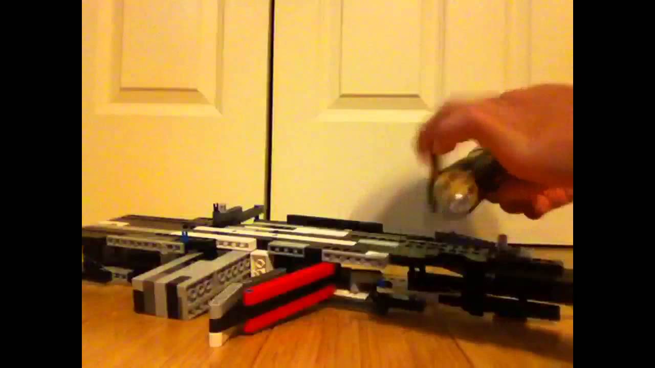 Full Auto Blowback Lego Assault Rifle V2 - YouTube