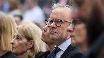 Thumbnail for Albanese booed at Bondi massacre vigil