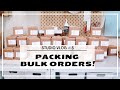 STUDIO VLOG #8 | WORKING ON A BULK ORDER | DIFFERENCE BETWEEN WHOLESALE VS. BULK | ORGANIZE W/ ME