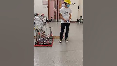 Robocon 20 - PolyU Crimson Robot Kicking Rugby