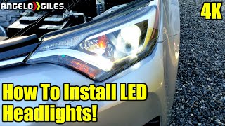 How To Install LED Headlights On A Toyota RAV4 (2018)