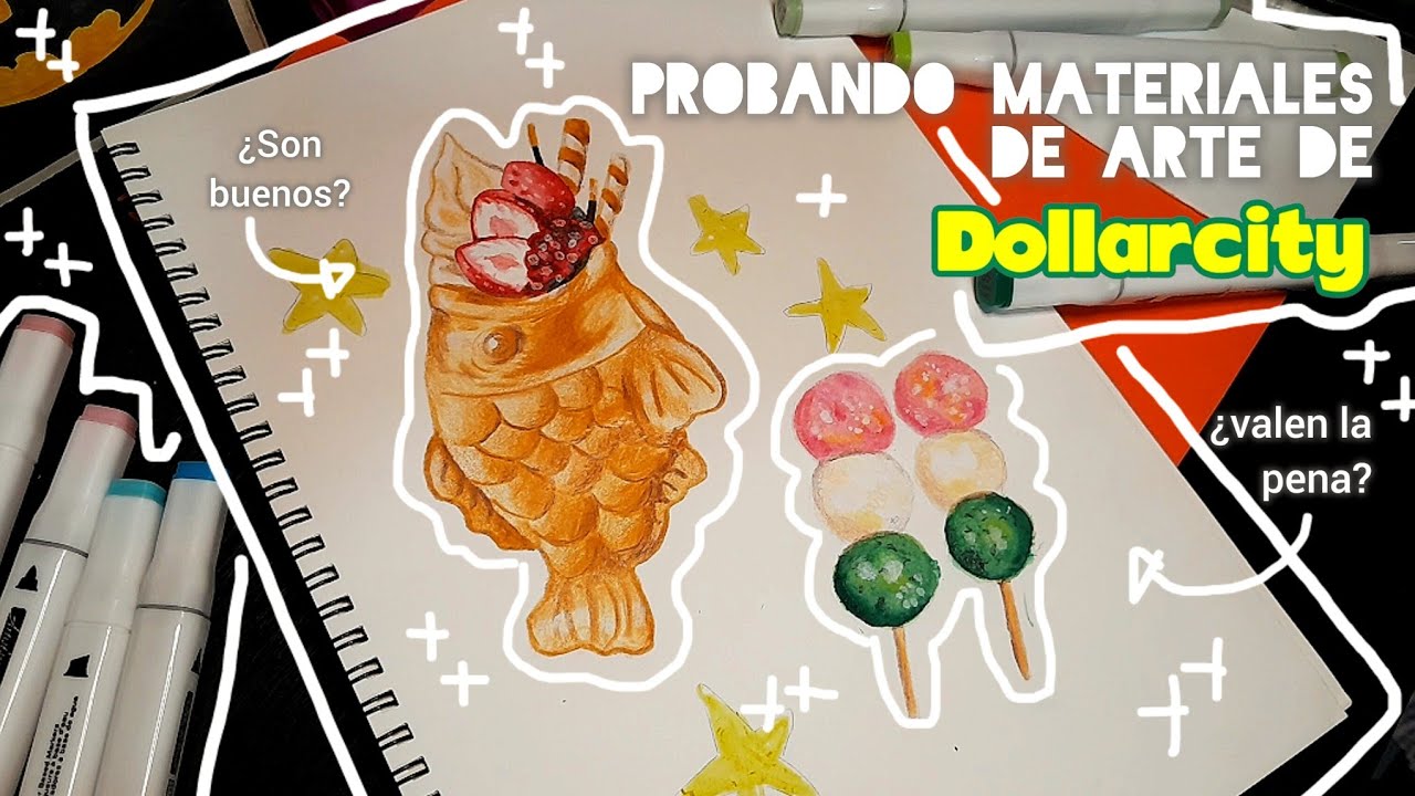 Probando materiales de arte de DOLLARCITY! ¿valen la pena? ¿son buenos? ✅️