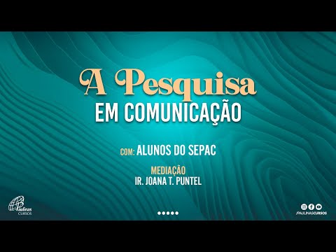 A PESQUISA EM COMUNICAÇÃO