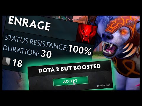 Dota 2 But Ursa's Enrage Gives 100% Status Resistance Forever