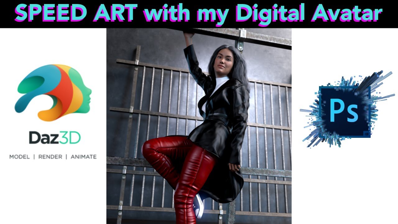 SPEED ART with my Digital Avatar! - 😌Relaxing Time-Lapse❤️