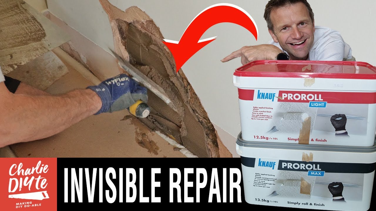 How to DIY Repair a Damaged Wall - YouTube